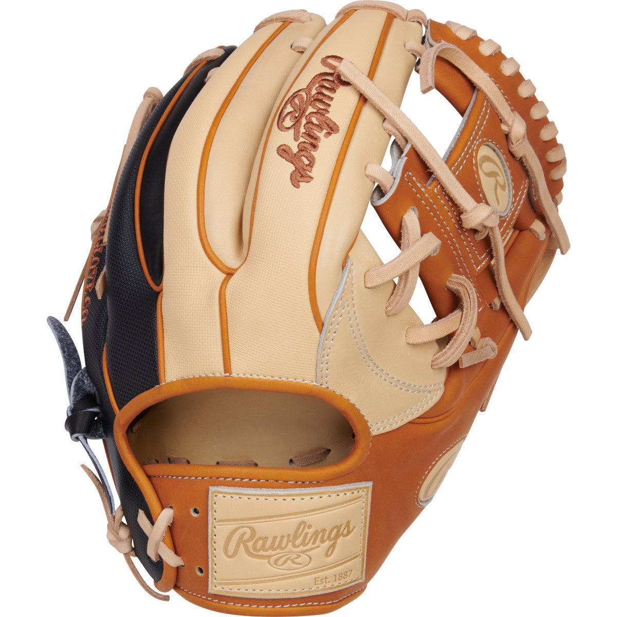 2022 Rawlings Pro Preferred Heart of the Hide Hybrid 11.5" Pro Label Glove - PRO934-2CTB – Primary View | Smash It Sports