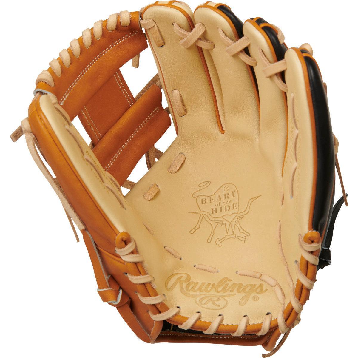 2022 Rawlings Pro Preferred Heart of the Hide Hybrid 11.5" Pro Label Glove - PRO934-2CTB – Second View | Smash It Sports