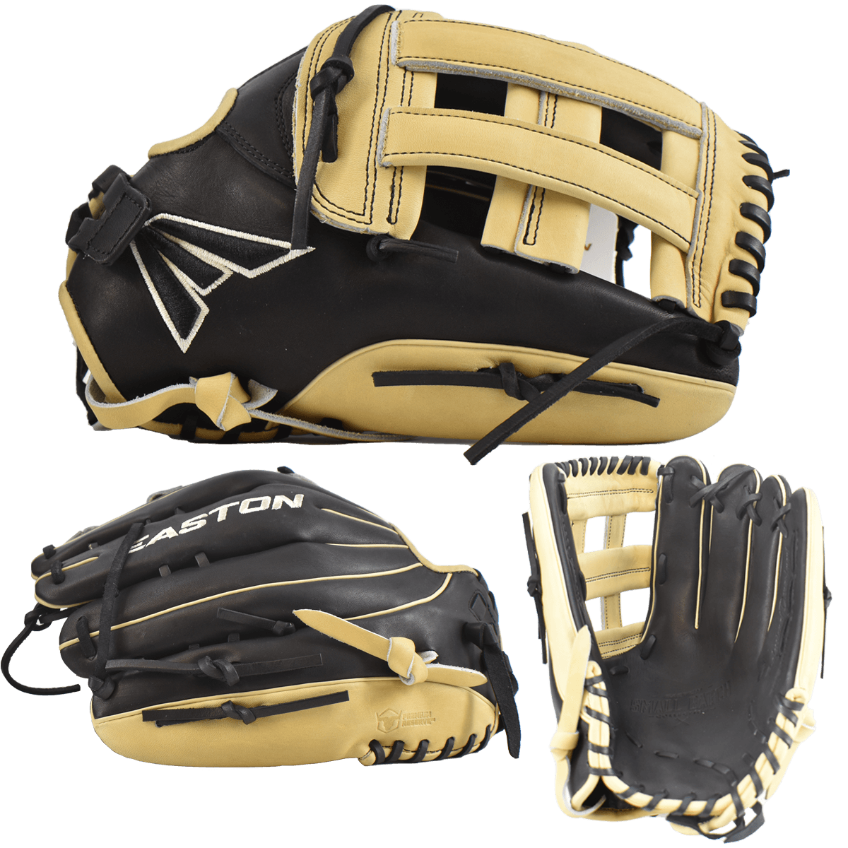 Easton Small Batch No. 65 Slowpitch Softball Glove - Black/Camel - Smash It Sports