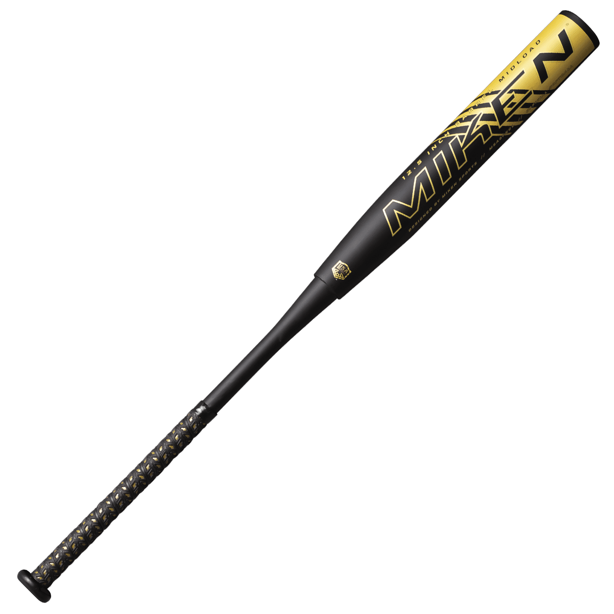 2023 Miken Freak Gold 12.5" 2PC Midload ASA/USA Slowpitch Softball Bat - MSA3FKGL – Specs Overview | Smash It Sports