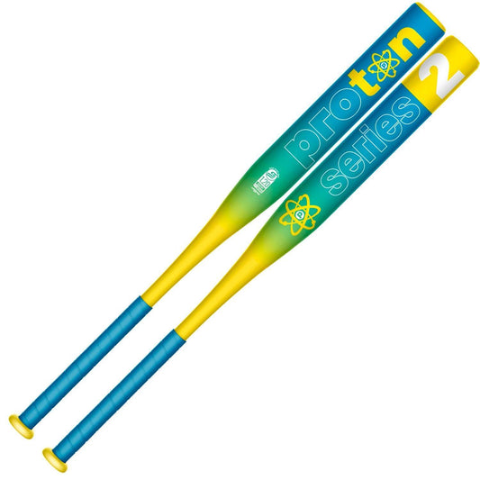 2023 Proton Series 2 - Neon Series USSSA Slowpitch Softball Bat (Atomic Blue/Yellow Cake) – Product View | Smash It Sports