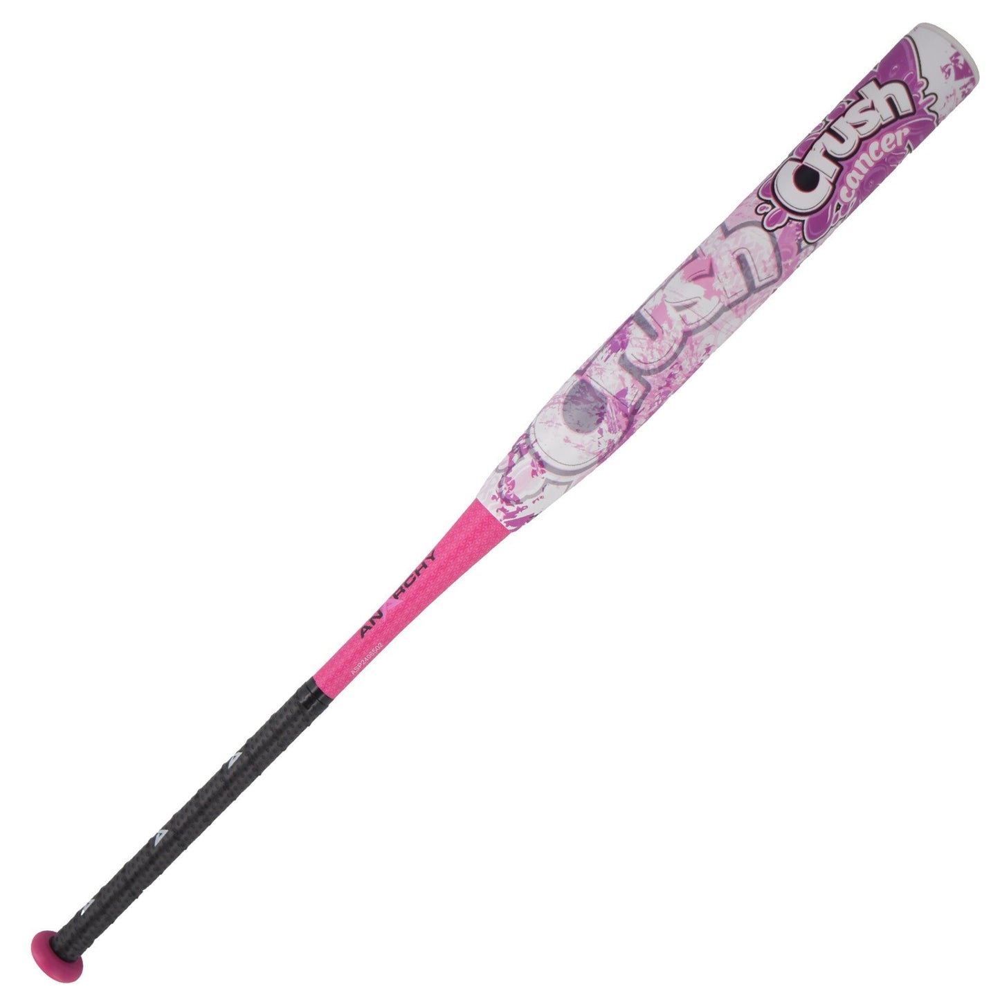 2024 Anarchy Crush Cancer Pink End Load USA/ASA Slowpitch Softball Bat ASPFGHT24A – Product View | Smash It Sports | composit