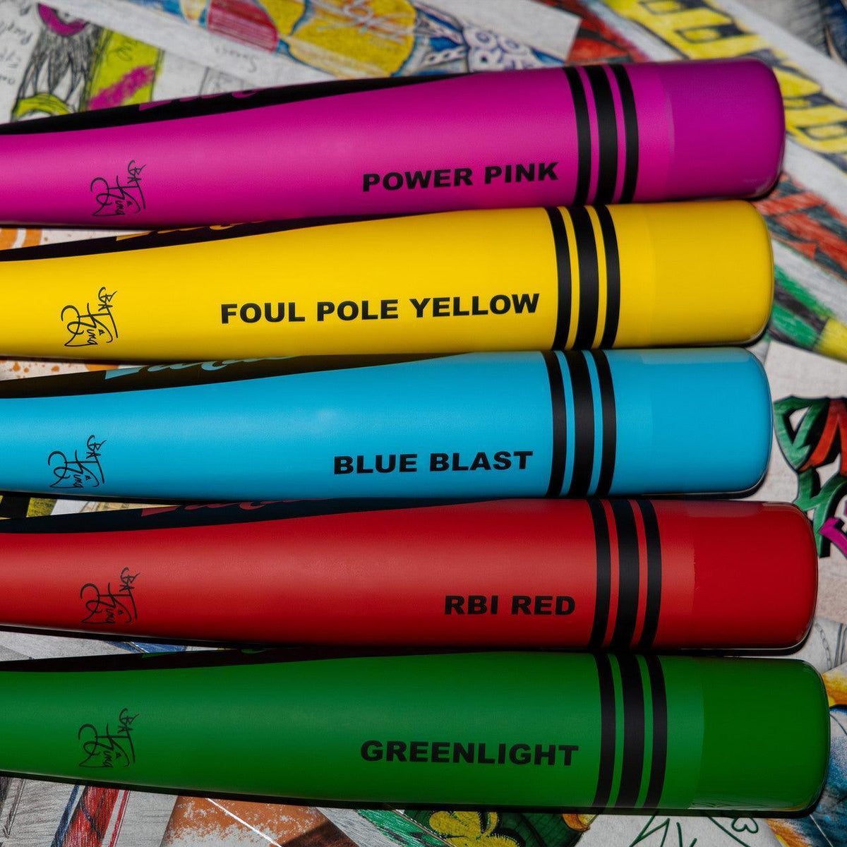 Victus Vibe Crayon -8 USSSA Baseball Bat - VSBVIB8C – Product View | Smash It Sports | alloy, usssa, balanced
