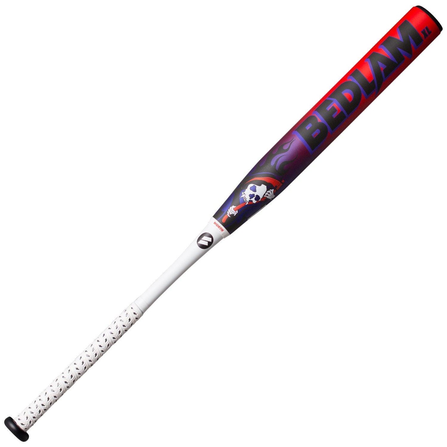 2024 Worth Bedlam Gamer SSUSA Senior Slowpitch Softball Bat - WSS4BEDL – Product View | Smash It Sports | loaded, two-piece
