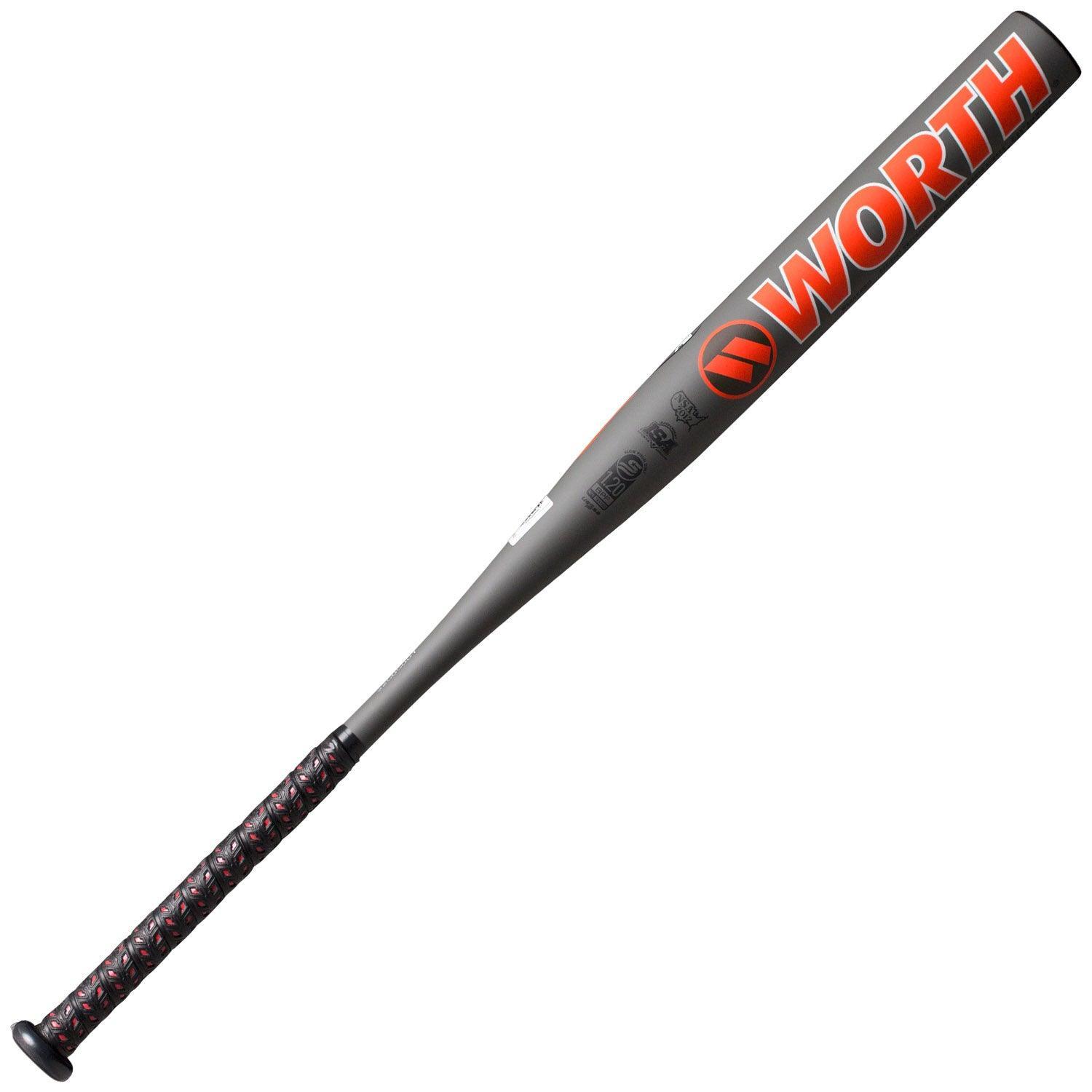 2024 Worth Bedlam - Phil Matte XL USSSA Slowpitch Softball Bat WSU4PMB1L – Product View | Smash It Sports | usssa, one-piece