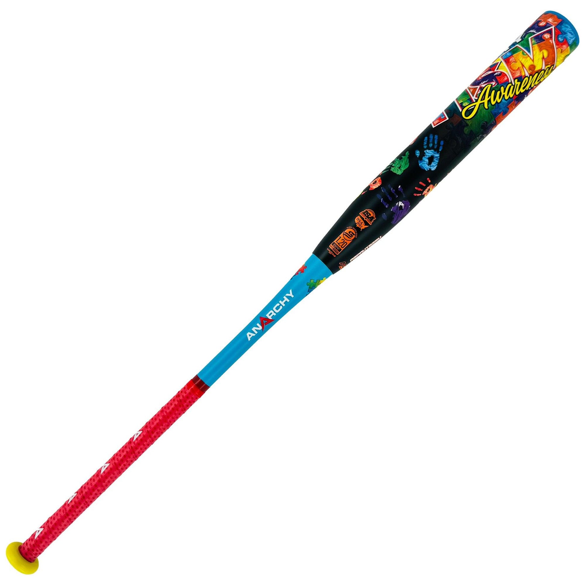 2025 Anarchy Autism Awareness Balanced USSSA Slowpitch Softball Bat ASPAUTB25U – Product View | Smash It Sports | composite, 