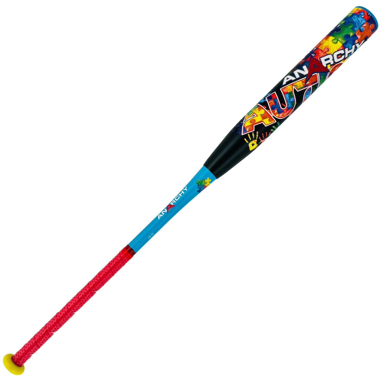 2025 Anarchy Autism Awareness Balanced USSSA Slowpitch Softball Bat ASPAUTB25U – Product View | Smash It Sports | composite, 