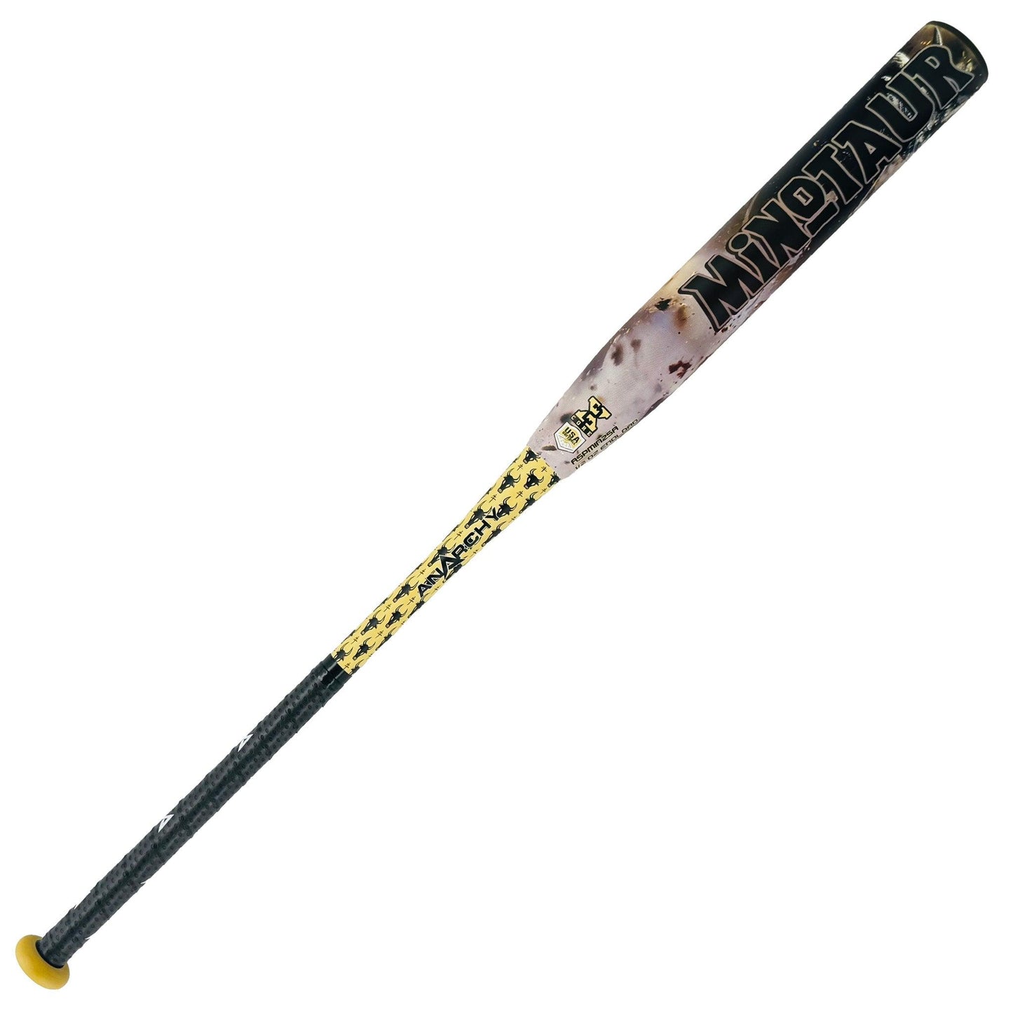 2025 Anarchy Minotaur End Load USA/ASA Slowpitch Softball Bat ASPMIN25A – Product View | Smash It Sports | composite