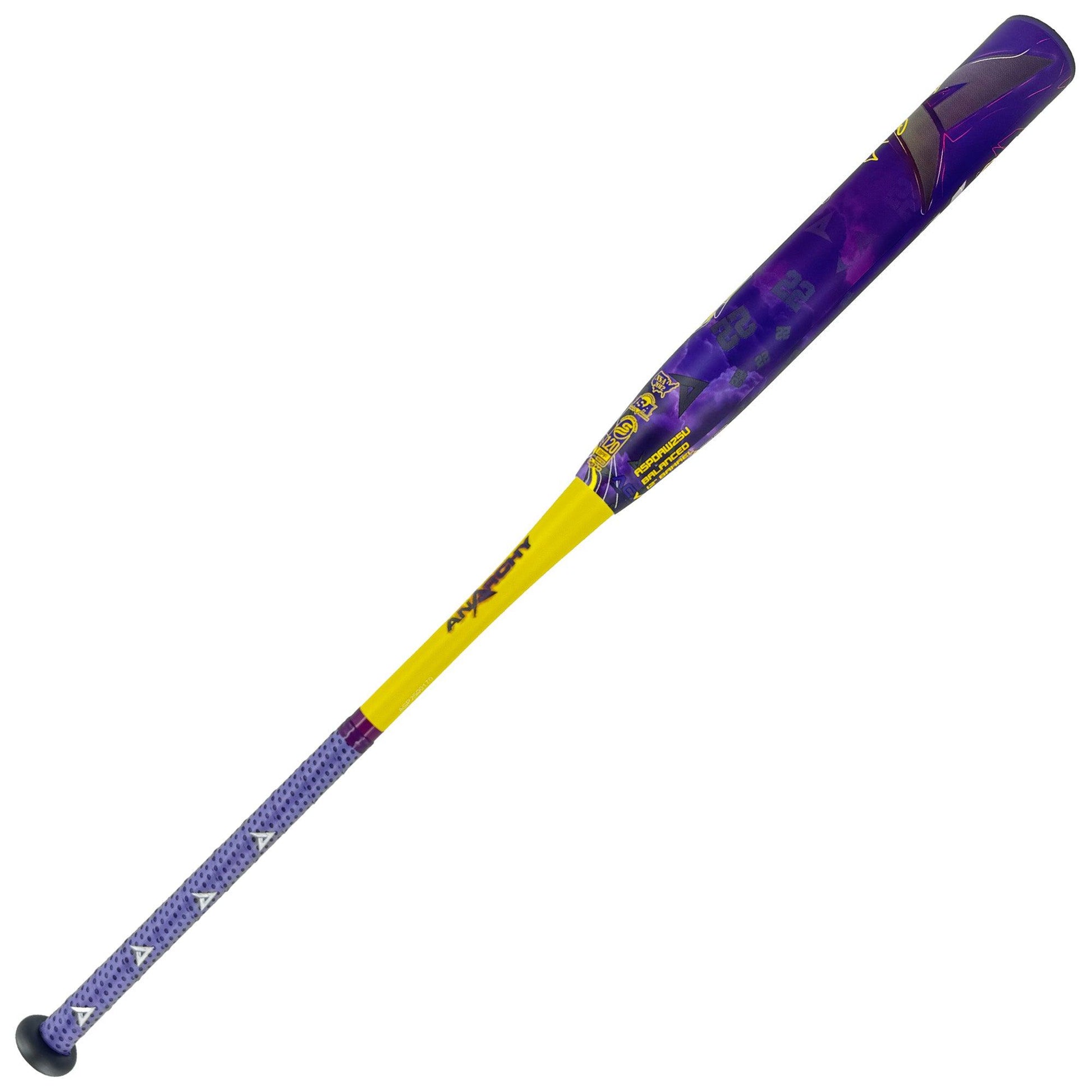 2025 Anarchy Shock & Dawe Balanced USSSA Slowpitch Softball Bat ASPDAW25U – Product View | Smash It Sports | ash, composite, 