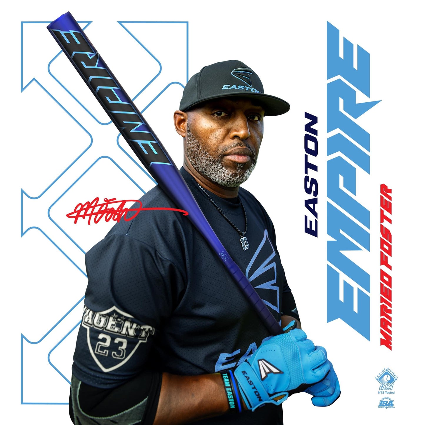 2025 Easton Empire Foster SSUSA Senior Slowpitch Softball Bat - ESS5MF1X – Product View | Smash It Sports | composite