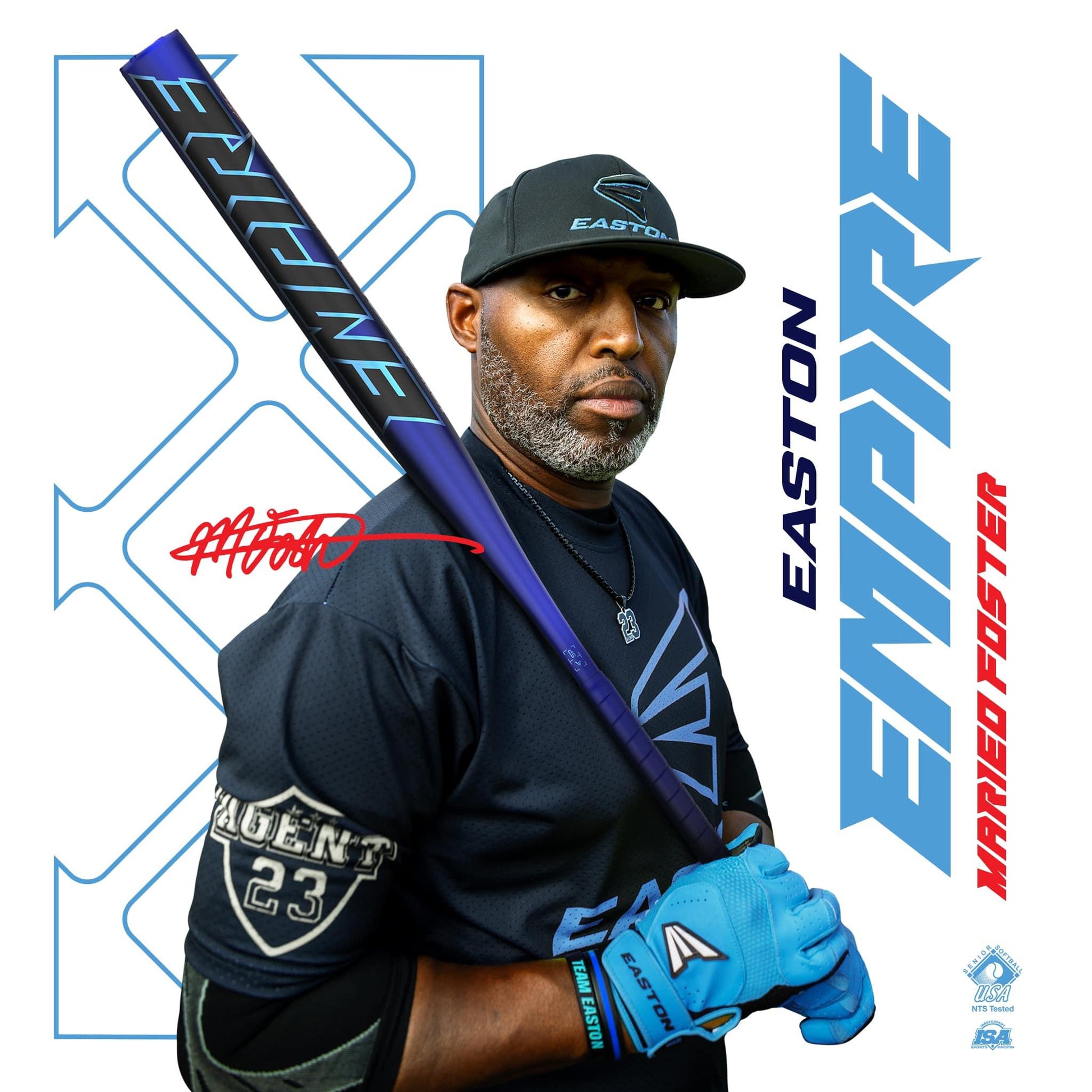 2025 Easton Empire Foster SSUSA Senior Slowpitch Softball Bat - ESS5MF1X – Product View | Smash It Sports | composite