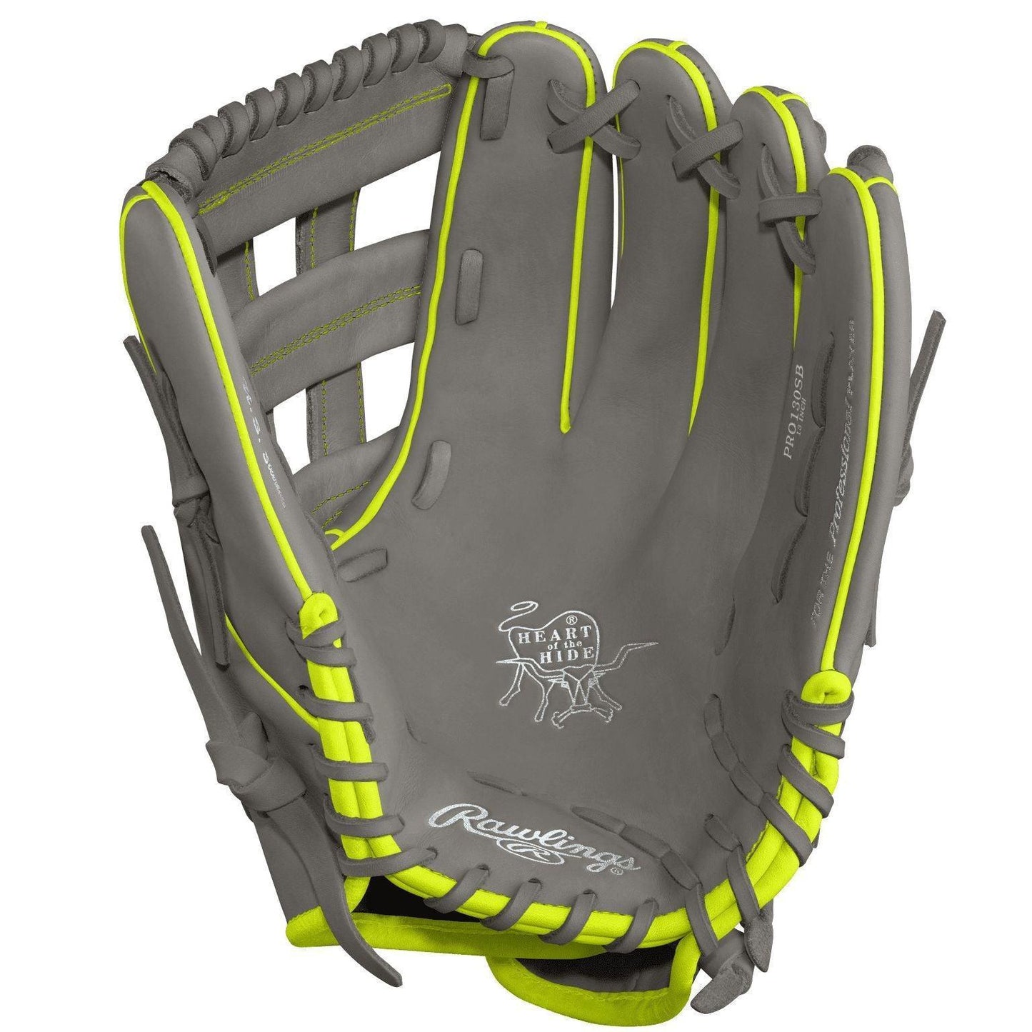 2025 Rawlings Heart of The Hide 13" Slowpitch Softball Glove - PRO130SB-6GO – Product View | Smash It Sports | leather, pro
