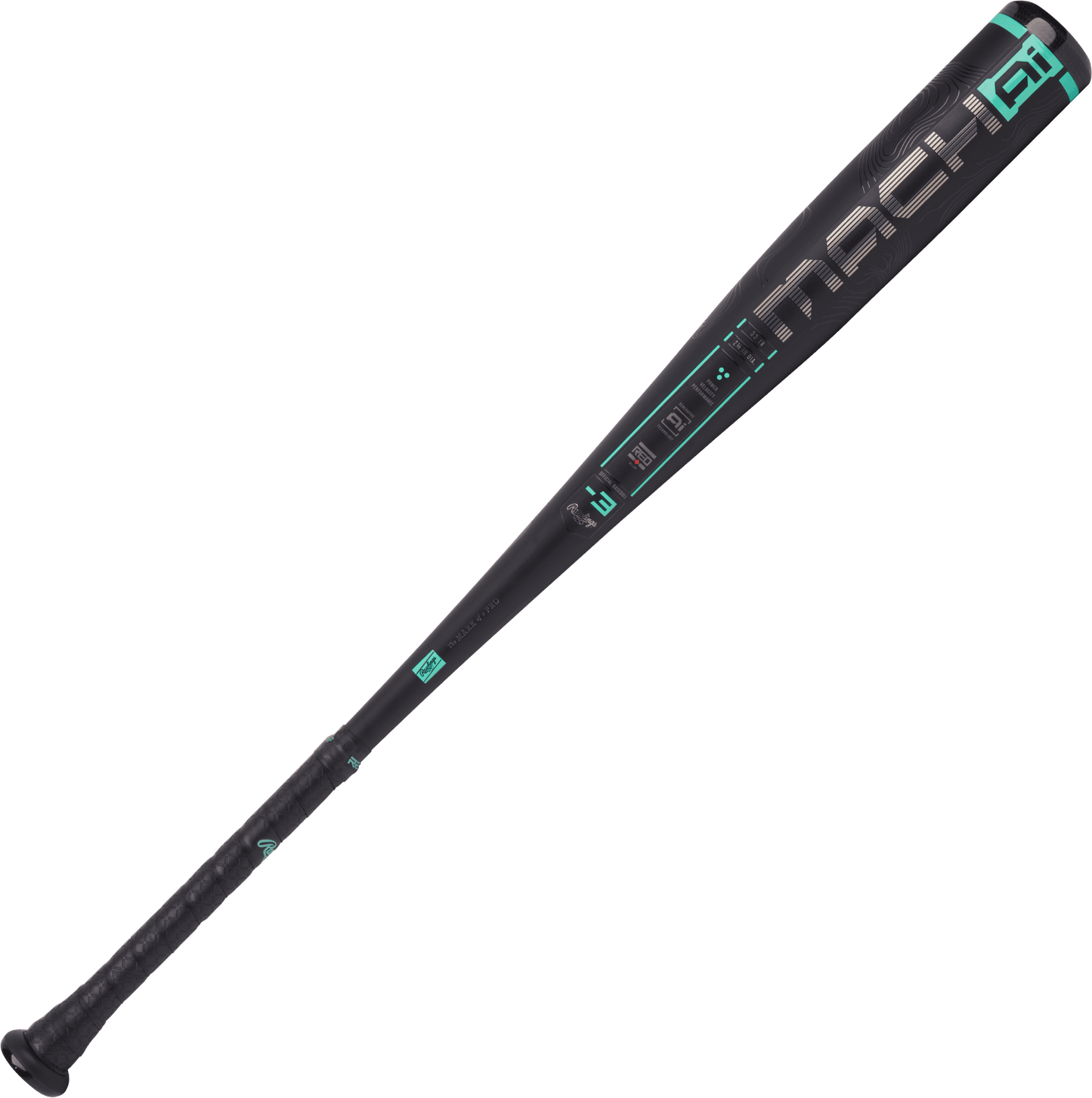 2025 Rawlings Mach Ai -3 BBCOR Baseball Bat - RBB5MC3 - Smash It Sports