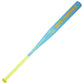 2025 Short Porch Wig Popper Blue/Yellow Balanced 1-Piece Kevlar SSUSA Senior Slowpitch Softball Bat – Product View | Smash It