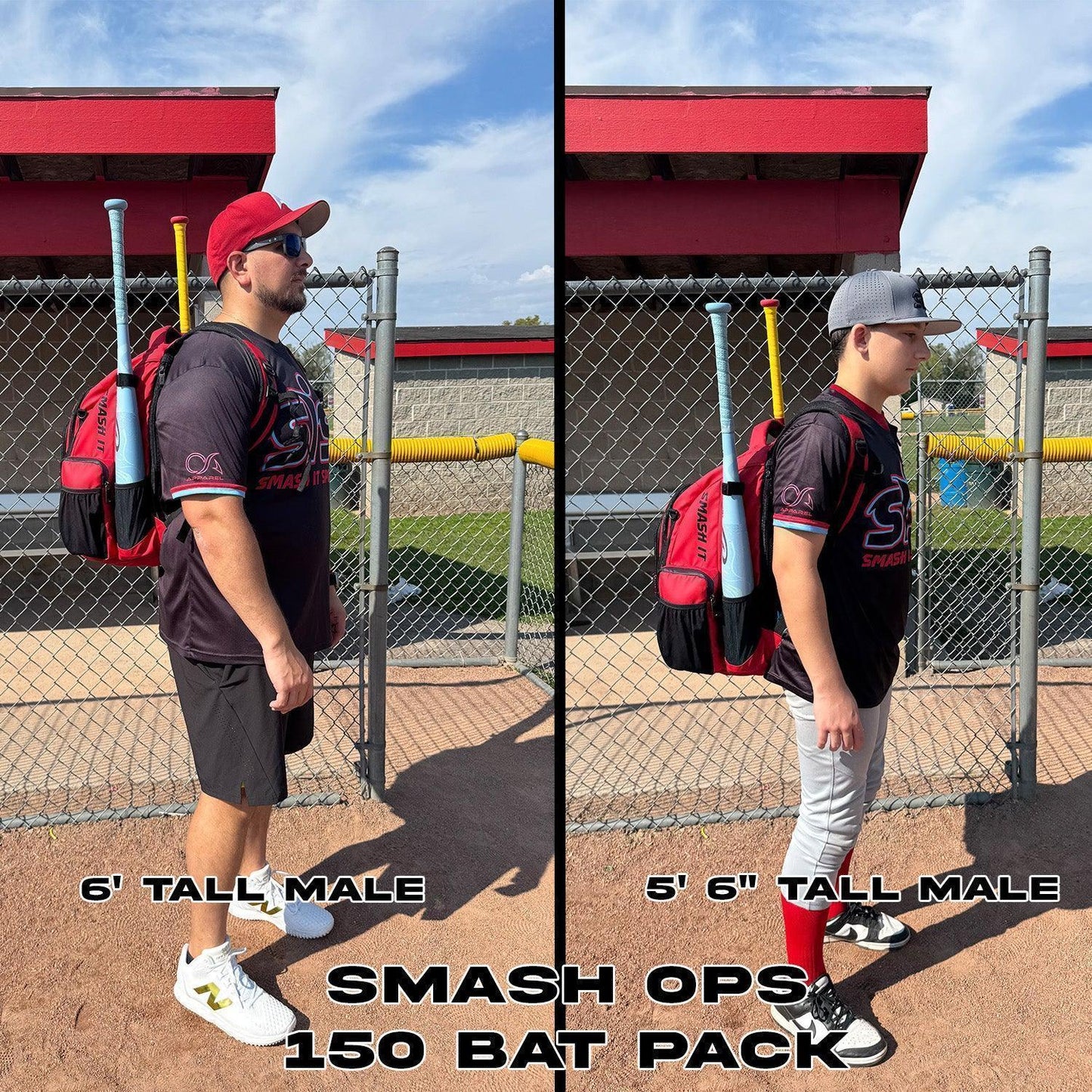 Smash Ops Guerrilla 150 Bat Pack - Red/White – Product View | Smash It Sports | ash