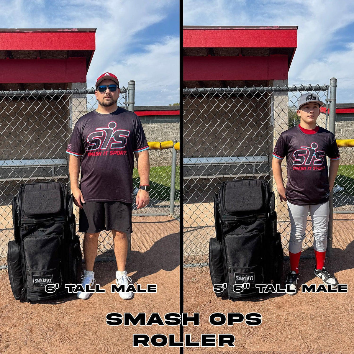 Smash Ops Guerrilla V4 Roller Bag - Black/Mint – Product View | Smash It Sports | pro, pocket