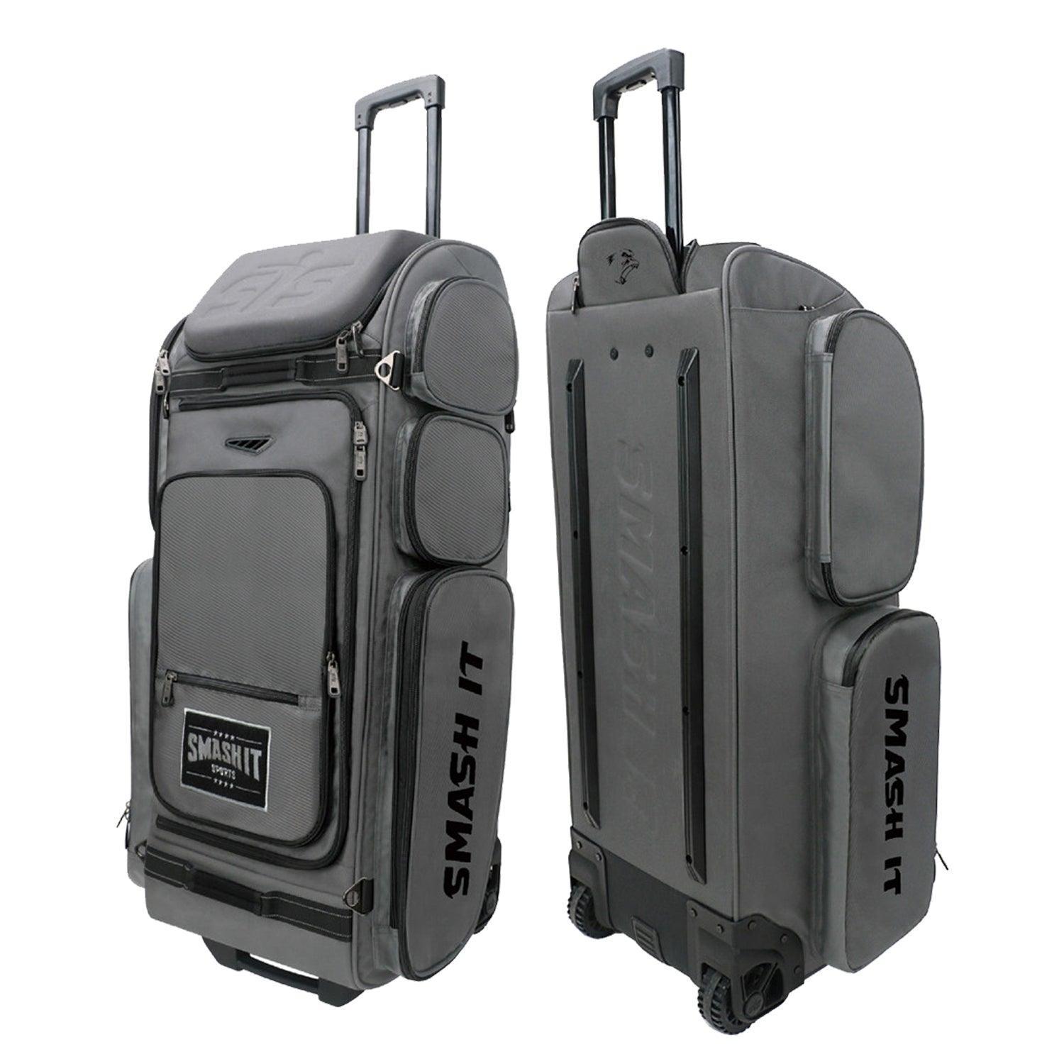 2025 Smash Ops Guerrilla V4 Roller Bag - Charcoal/Black - Smash It Sports
