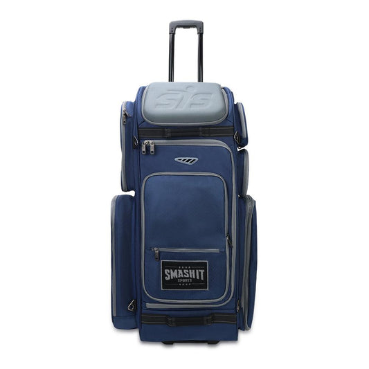 Smash Ops Guerrilla V4 Roller Bag - Navy/Grey – Product View | Smash It Sports | pro, pocket