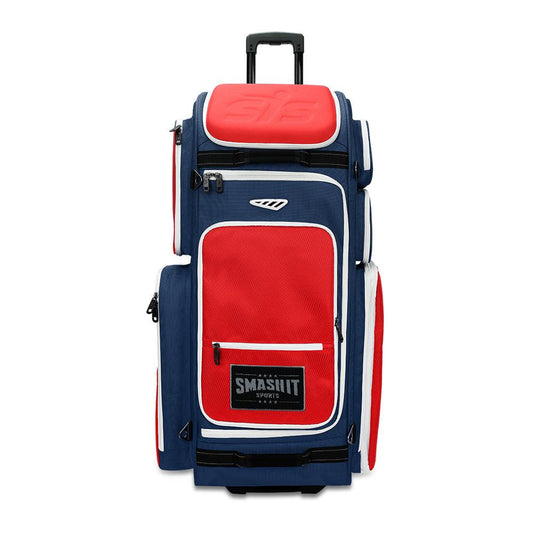 2025 Smash Ops Guerrilla V4 Roller Bag - Red/Navy - Smash It Sports