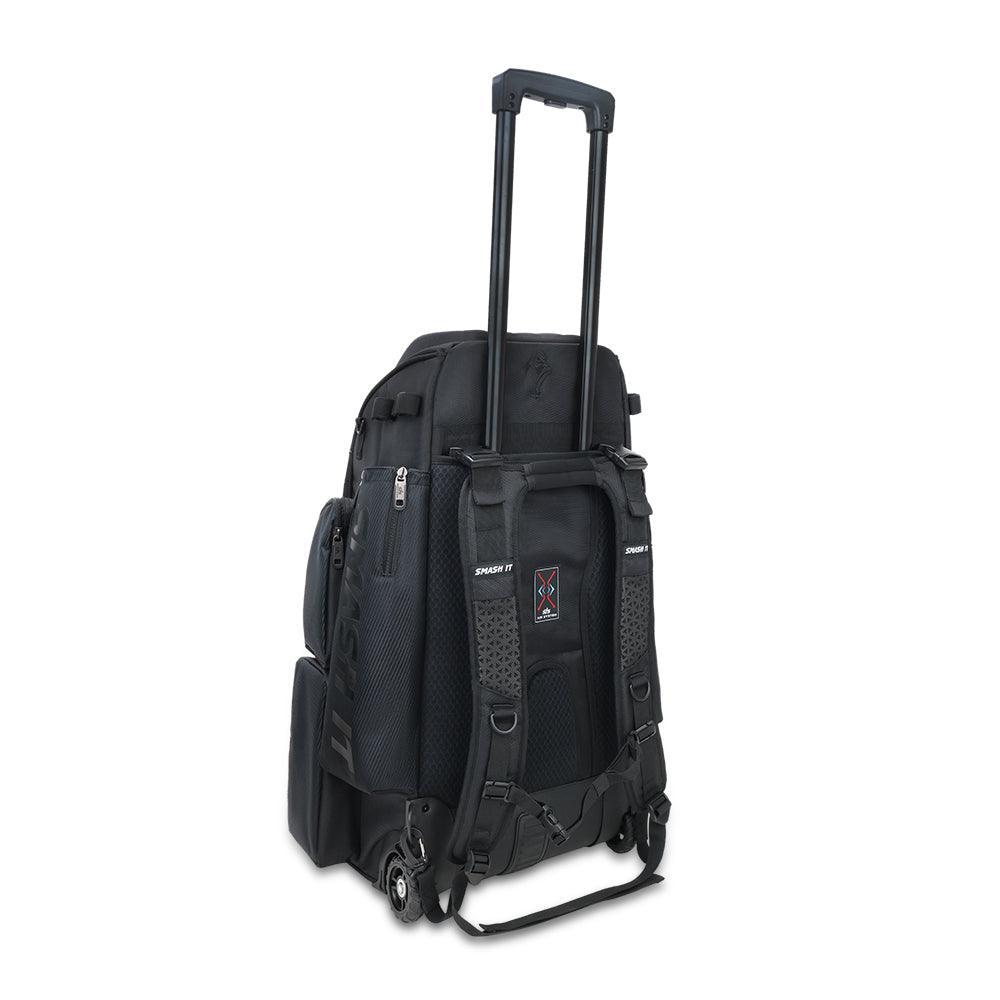 2025 Smash Ops Lil’ Guerrilla Hybrid Roller/Bat Pack Bag - Blackout - Smash It Sports