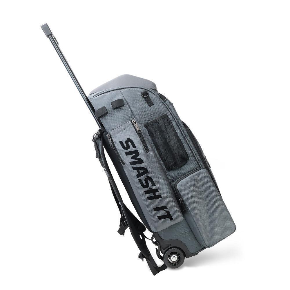 2025 Smash Ops Lil’ Guerrilla Hybrid Roller/Bat Pack Bag - Charcoal/Black - Smash It Sports