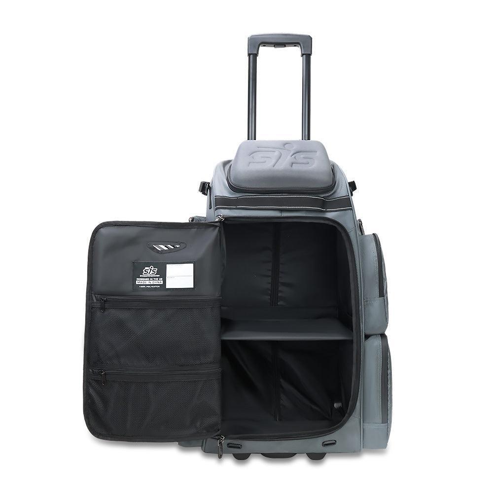 2025 Smash Ops Lil’ Guerrilla Hybrid Roller/Bat Pack Bag - Charcoal/Black - Smash It Sports