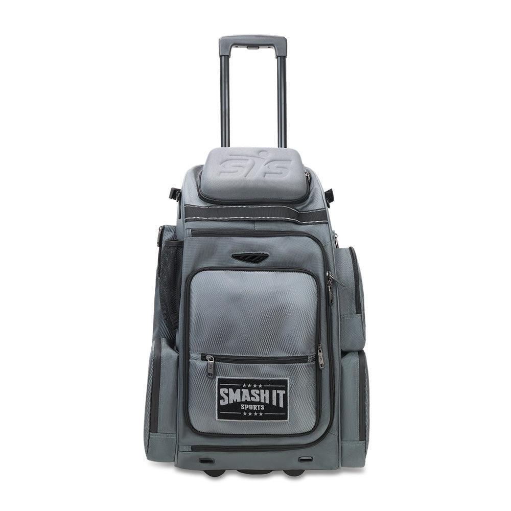 2025 Smash Ops Lil’ Guerrilla Hybrid Roller/Bat Pack Bag - Charcoal/Black - Smash It Sports