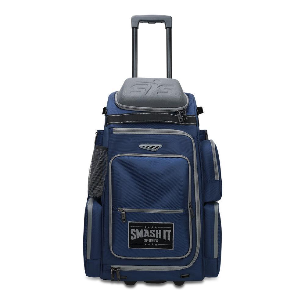 2025 Smash Ops Lil’ Guerrilla Hybrid Roller/Bat Pack Bag - Navy/Grey - Smash It Sports