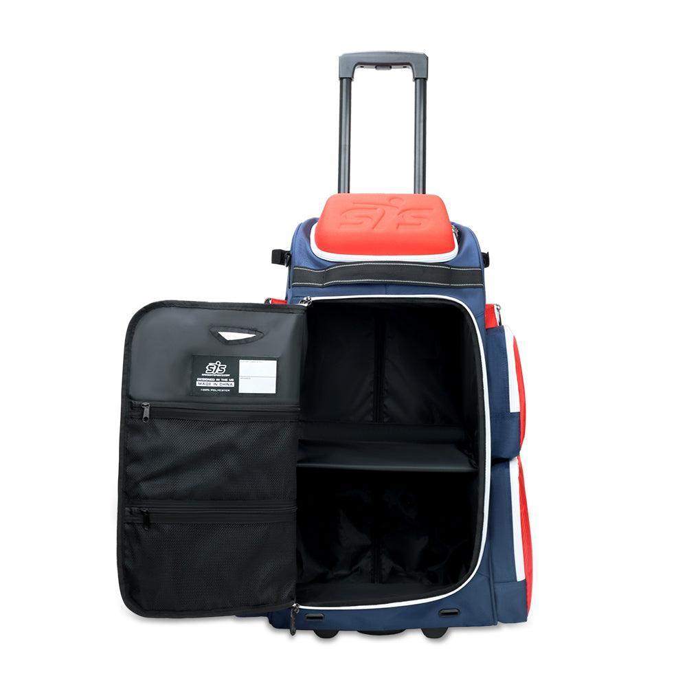 2025 Smash Ops Lil’ Guerrilla Hybrid Roller/Bat Pack Bag - Red/Navy - Smash It Sports