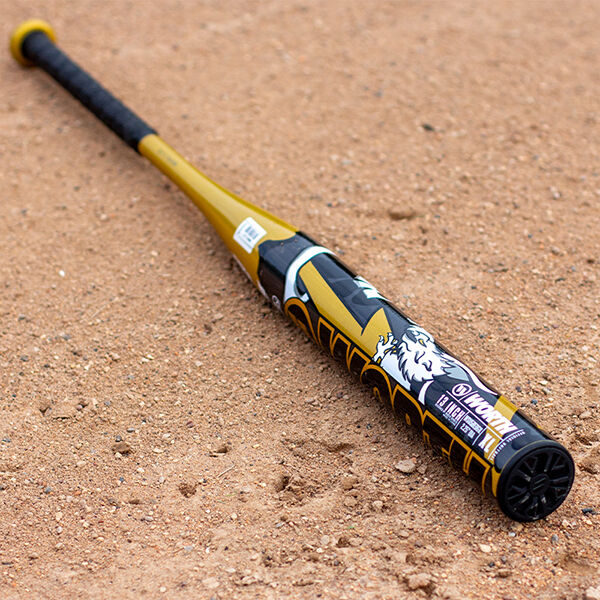 2025 Worth Bedlam Gold XL 1-Piece USSSA Slowpitch Softball Bat WSU5BEDG1L – Product View | Smash It Sports | composite, usssa