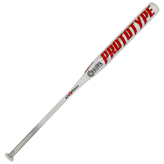 2026 Anarchy Prototype White .5oz End Loaded USSSA Slowpitch Softball Bat ASPTYP26U – Product View | Smash It Sports | pro