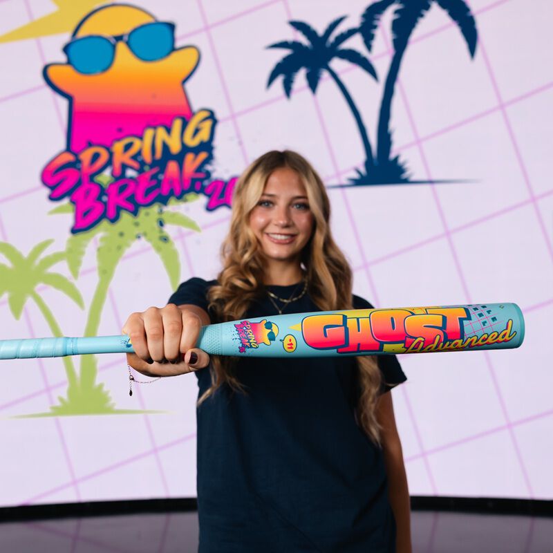 2026 Easton Ghost Advanced Spring Break Edition -11 Fastpitch Softball Bat EFP6GHSB11 – Lifestyle Shot | Smash It Sports | pr