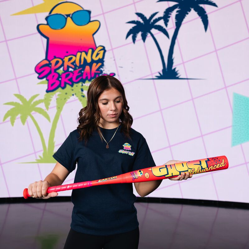 2026 Easton Ghost Advanced Spring Break Edition -10 Fastpitch Softball Bat EFP6GHSP10 – Lifestyle Shot | Smash It Sports | pr