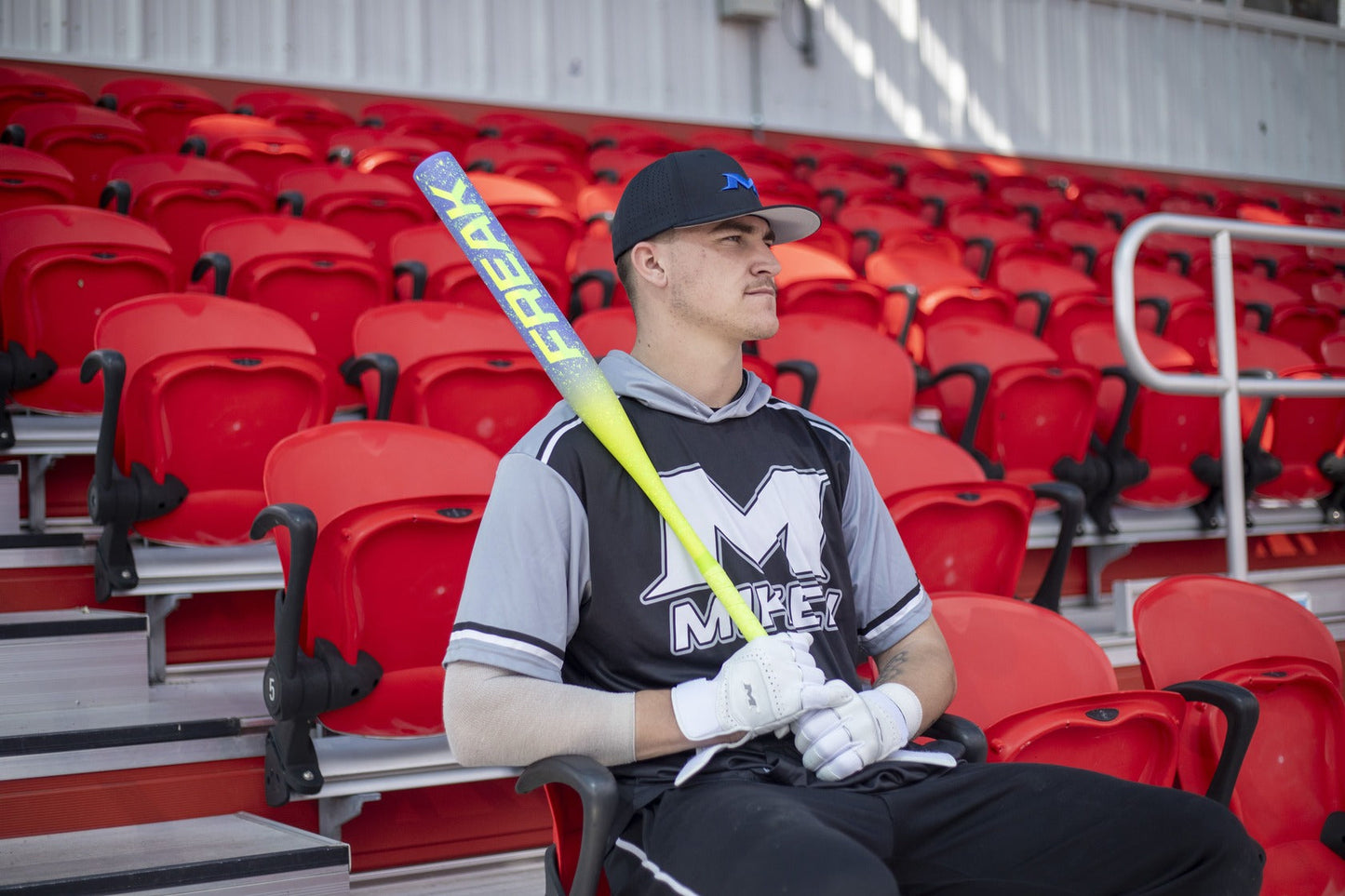 2026 Miken Freak Splatter 1-Piece Maxload USSSA Slowpitch Softball Bat - MSU6FRK1L