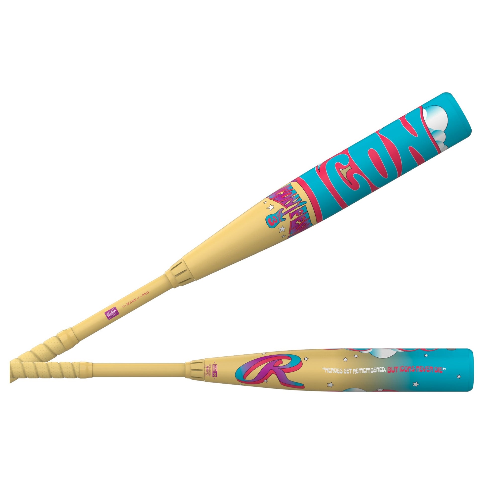 2026 Rawlings Icon Fest -3 BBCOR Baseball Bat - RBB6IFT3 – Product View | Smash It Sports | ash, composite, bbcor