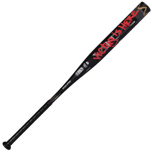 2026 Victus Vandalized Black 1-Piece End Loaded USSSA Slowpitch Softball Bat - VSPVA1BU