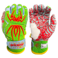 Spiderz HYBRID Batting Gloves - Neon Green/Red/Yellow