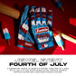Franklin CFX Pro Baseball Batting Gloves - Jewel Event Fourth of July