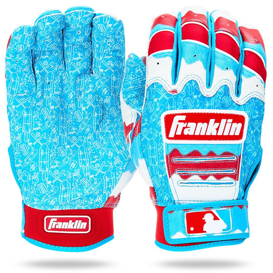 Franklin CFX Pro Baseball Batting Gloves - Jewel Event Fourth of July