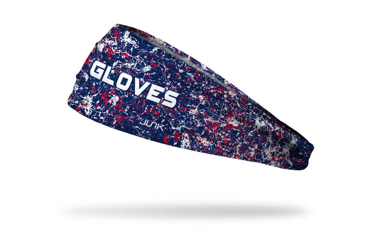 Junk x Gem Gloves Headband Patriotic Splatter – Product View | Smash It Sports | pro