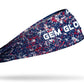 Junk x Gem Gloves Headband Patriotic Splatter - Big Bang Lite