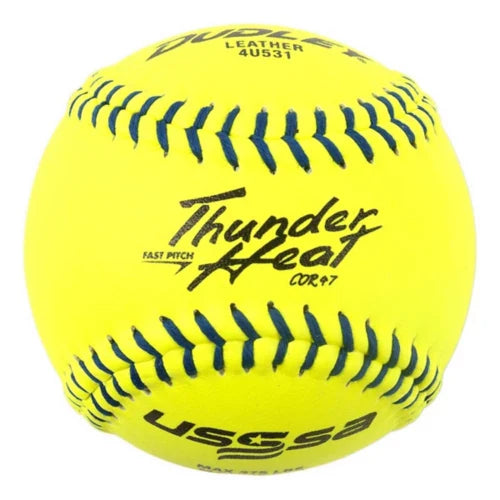 Dudley 11" USSSA Thunder Heat Leather Fastpitch Softballs - 4U531