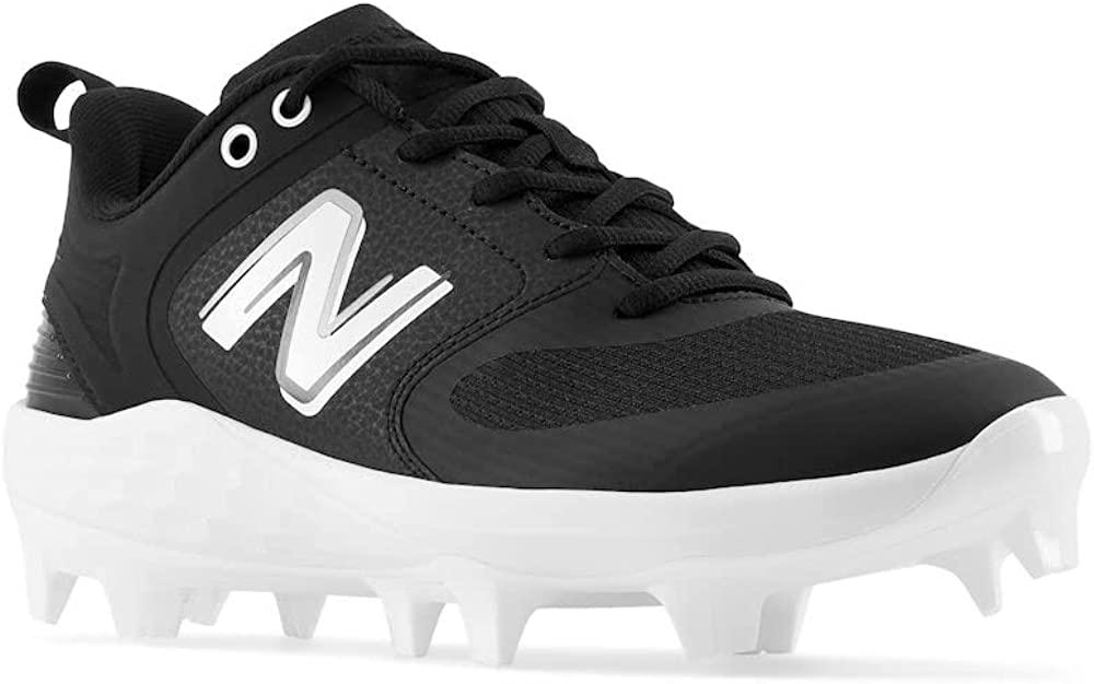 New Balance Women's Fresh Foam Velo V3 Molded Softball Cleats - Black with White - SPVELOK3 - Smash It Sports