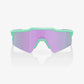 100 Percent Sunglasses - Speedcraft SL - Soft Tact Mint - HiPER Lavender Mirror Lens