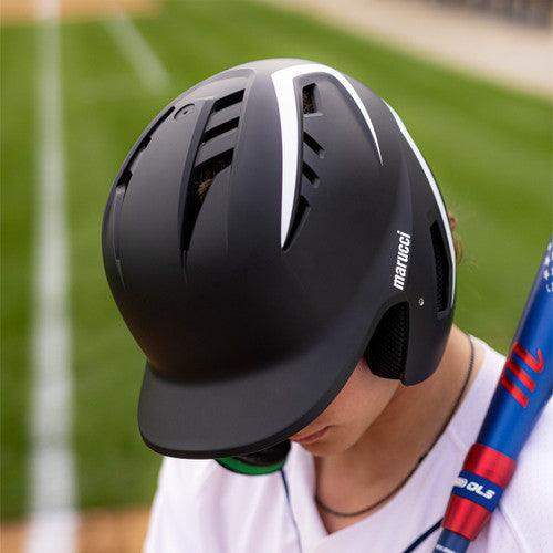 Marucci DuraVent Two-Tone Baseball Helmet With Jaw Guard - Smash It Sports