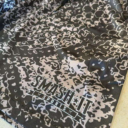 Smash It Sports Mesh Shorts - Snakeskin (Black/Charcoal)