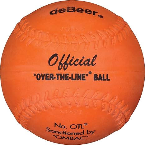 deBEER 12in Orange Over The Line Softballs