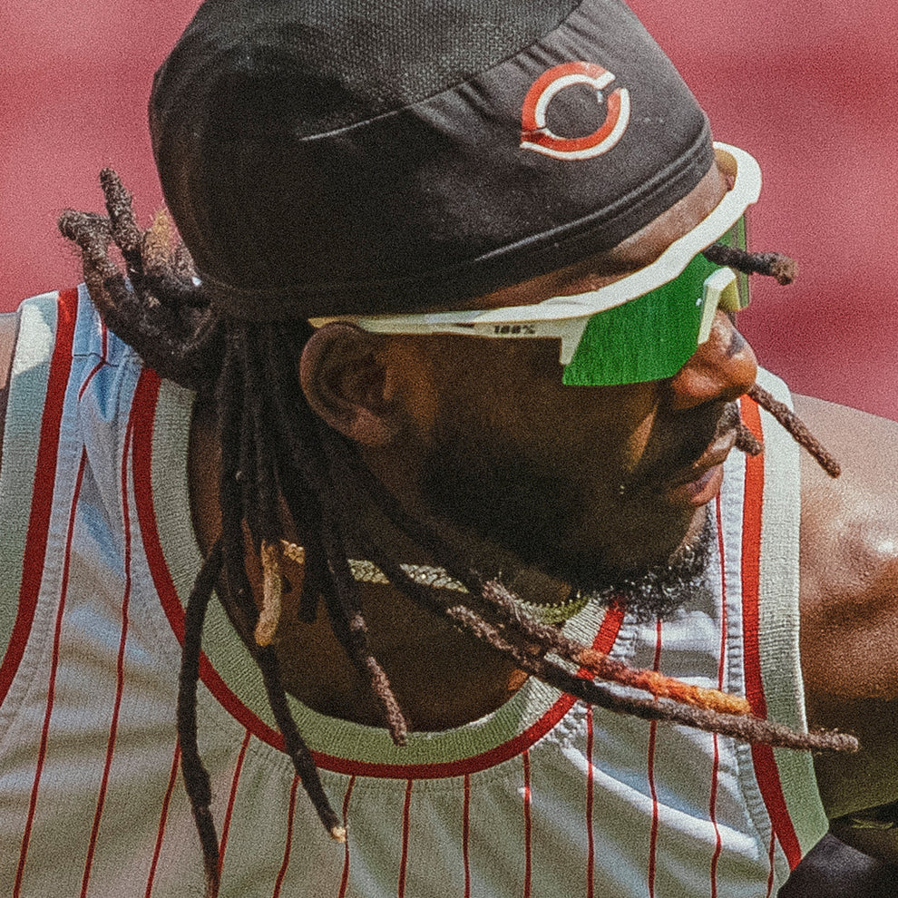 100 Percent Sunglasses - Speedcraft XS - Elly De La Cruz 2 - Blue Topaz Mirror Lens