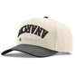 Anarchy Five Panel Snapback Hat - Khaki/Black – Product View | Smash It Sports | leather, seam