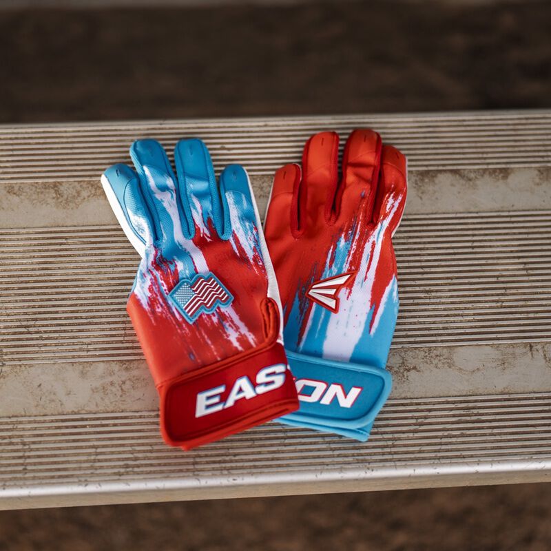 Easton American Classic Edition Youth Baseball Batting Gloves – Product View | Smash It Sports | leather, pro, web